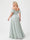 A-Line/Princess Off-the-Shoulder Puff Sleeves Plus Size Bridesmaid Dresses with Ruched