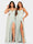 A-Line/Princess Spaghetti Straps Sleeveless Bridesmaid Dresses with Split Side