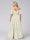 A-Line/Princess Cold Shoulder Short Sleeves Ruched Plus Size Floral Bridesmaid Dresses
