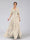 A-Line/Princess V-Neck Half Sleeves Ruched Floral Bridesmaid Dresses