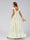 A-Line/Princess V-Neck Sleeveless Split Side Floral Bridesmaid Dresses