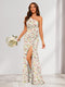 Trumpet/Mermaid One-Shoulder Sleeveless Split Side Floral Bridesmaid Dresses