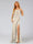 Sheath/Column One-Shoulder Sleeveless Split Side Floral Bridesmaid Dresses