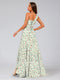 A-Line/Princess One-Shoulder Sleeveless Ruched Floral Bridesmaid Dresses