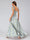 A-Line/Princess Square Neck Sleeveless Split Side Floral Bridesmaid Dresses