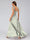 A-Line/Princess Square Neck Sleeveless Split Side Floral Bridesmaid Dresses