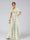 A-Line/Princess V-Neck Short Sleeves Ruched Floral Bridesmaid Dresses