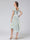 A-Line/Princess V-Neck Short Sleeves Ruffles Floral Bridesmaid Dresses