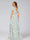 A-Line/Princess V-Neck Short Sleeves Split Side Floral Bridesmaid Dresses