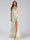Sheath/Column Asymmetrical Sleeveless Ruched Floral Bridesmaid Dresses