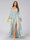A-Line/Princess Sweetheart Long Sleeves Split Side Floral Bridesmaid Dresses