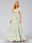 A-Line/Princess V-Neck Short Sleeves Ruched Floral Bridesmaid Dresses