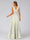 A-Line/Princess Plunging V-Neck Sleeveless Tiered Floral Bridesmaid Dresses