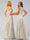 A-Line/Princess Asymmetrical Sleeveless Ruched Floral Bridesmaid Dresses
