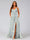 A-Line/Princess V-Neck Sleeveless Ruffles Floral Bridesmaid Dresses