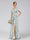 A-Line/Princess V-Neck Short Sleeves Split Side Floral Bridesmaid Dresses