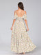 A-Line/Princess Cold Shoulder Short Sleeves Ruffles Floral Bridesmaid Dresses