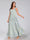 A-Line/Princess V-Neck Sleeveless Ruched Floral Bridesmaid Dresses
