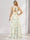 A-Line/Princess Halter Sleeveless Ruched Floral Bridesmaid Dresses