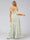 A-Line/Princess Cold Shoulder Short Sleeves Split Side Floral Bridesmaid Dresses