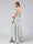 A-Line/Princess Cold Shoulder Short Sleeves Split Side Floral Bridesmaid Dresses