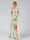 A-Line/Princess Cold Shoulder Short Sleeves Split Side Floral Bridesmaid Dresses