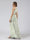 A-Line/Princess Halter Sleeveless Ruched Floral Bridesmaid Dresses