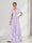 A-Line V-Neck Short Sleeves Floral Bridesmaid Dresses with Pockets
