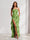 Sheath/Column Strapless Pleated Ruffle Floral Bridesmaid Dresses with Split Side