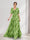 A-Line V-Neck Half Sleeves Floral Bridesmaid Dresses With Pockets & Split Side