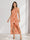 Sheath/Column One-Shoulder Short Floral Women's Dresses with Split Side