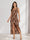 Sheath/Column One-Shoulder Short Floral Women's Dresses with Split Side