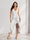 Sheath/Column V-Neck High Low Floral Women's Dresses with Split Side