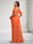 A-Line/Princess Square Neck Half Sleeves Ruched Long Maternity Dresses