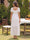 A-Line/Princess Scoop Short Sleeves Ankle-Length Maternity Dresses with Sash
