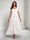 A-Line/Princess Scoop Short Sleeves Ankle-Length Maternity Dresses with Sash