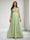A-Line/Princess Off-the-Shoulder Sleeveless Floor-Length Maternity Dresses with Pleats