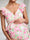 A-Line/Princess V-Neck Ankle-Length Printed Floral Maternity Dresses with Ruffles