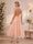 A-Line/Princess Spaghetti Straps Sleeveless Tulle Maternity Dresses with Sequins