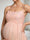 A-Line/Princess Spaghetti Straps Sleeveless Tulle Maternity Dresses with Sequins