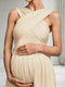 A-Line/Princess V-Neck Sleeveless Elegant Maternity Dresses with Split Side