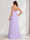 A-Line/Princess Spaghetti Straps Ruched Elegant Maternity Bridesmaid Dresses with Split Side