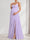A-Line/Princess Spaghetti Straps Ruched Elegant Maternity Bridesmaid Dresses with Split Side