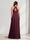 A-Line/Princess Halter Sleeveless Ruched Long Chiffon Maternity Bridesmaid Dresses