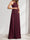A-Line/Princess Halter Sleeveless Ruched Long Chiffon Maternity Bridesmaid Dresses