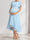 A-Line/Princess Scoop Short Sleeves Ruched Asymmetrical Maternity Bridesmaid Dresses with Ruffles