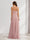 A-Line/Princess Spaghetti Straps Sleeveless Ruched Long Elegant Maternity Bridesmaid Dresses