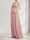 A-Line/Princess Spaghetti Straps Sleeveless Ruched Long Elegant Maternity Bridesmaid Dresses