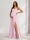 A-Line/Princess Spaghetti Straps Floor-Length Maternity Bridesmaid Dresses with Split Side & Pleats