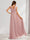 A-Line/Princess V-Neck Sleeveless Ruched Sweet Maternity Bridesmaid Dresses with Pleats